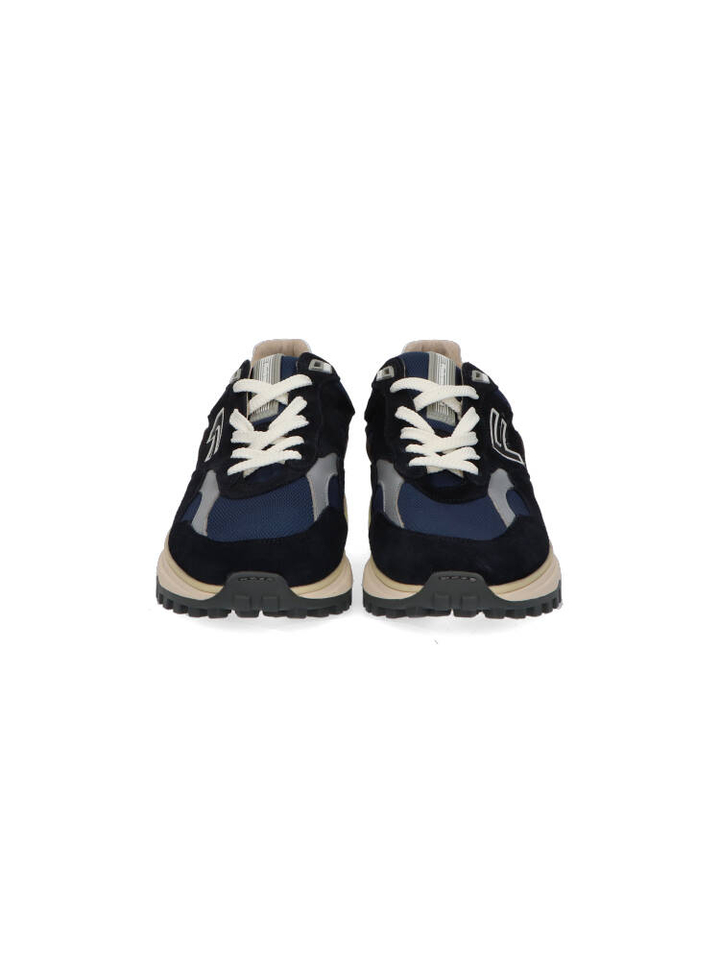 Donkerblauwe lage sneakers Floris Van Bommel