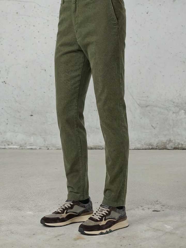 Blauwkleurige lage sneakers in verschillende prints Zager Floris Van Bommel