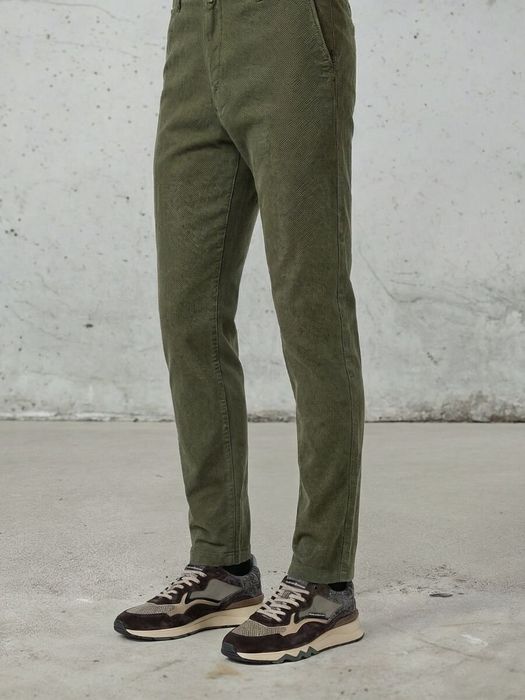 Blauwkleurige lage sneakers in verschillende prints Zager Floris Van Bommel