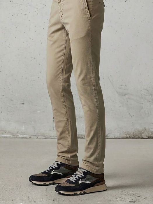 Donkerblauwe lage sneakers Floris Van Bommel