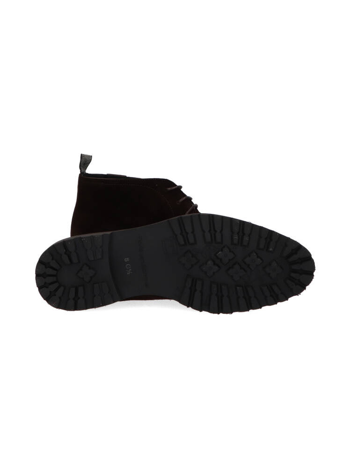 Donkerbruine veterschoenen Floris Van Bommel