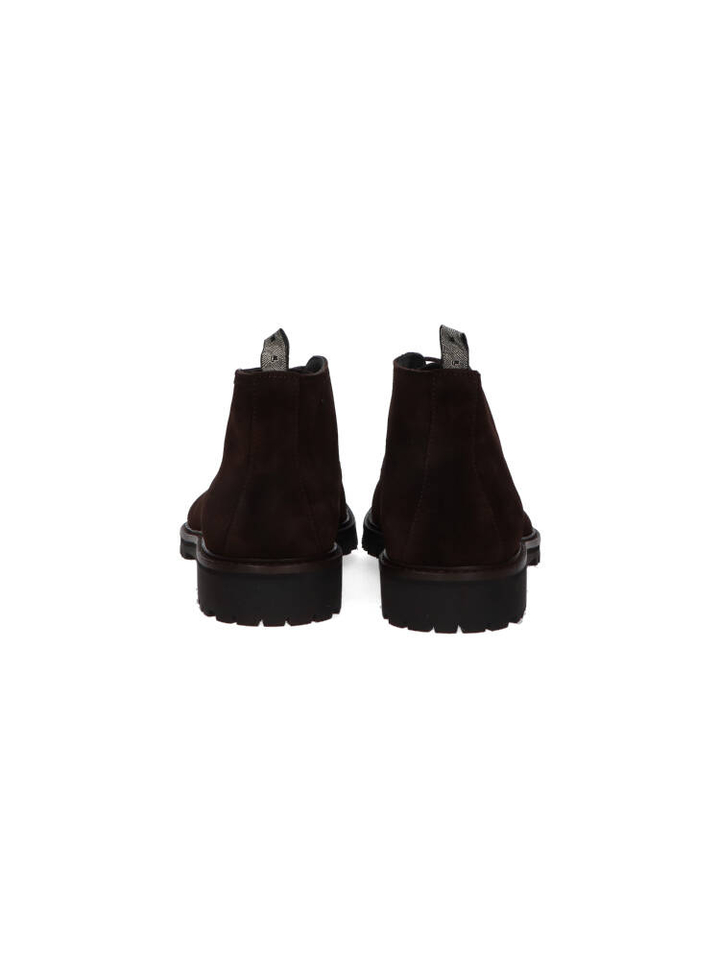 Donkerbruine veterschoenen Floris Van Bommel