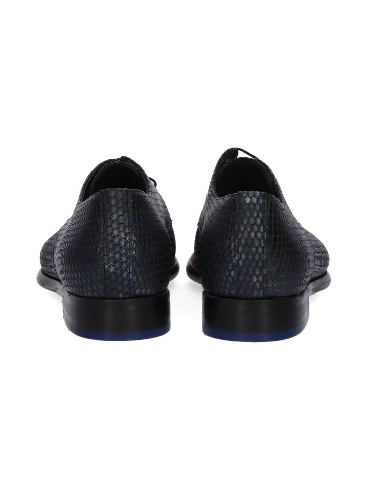 Donkerblauwe geklede schoenen Floris Van Bommel 