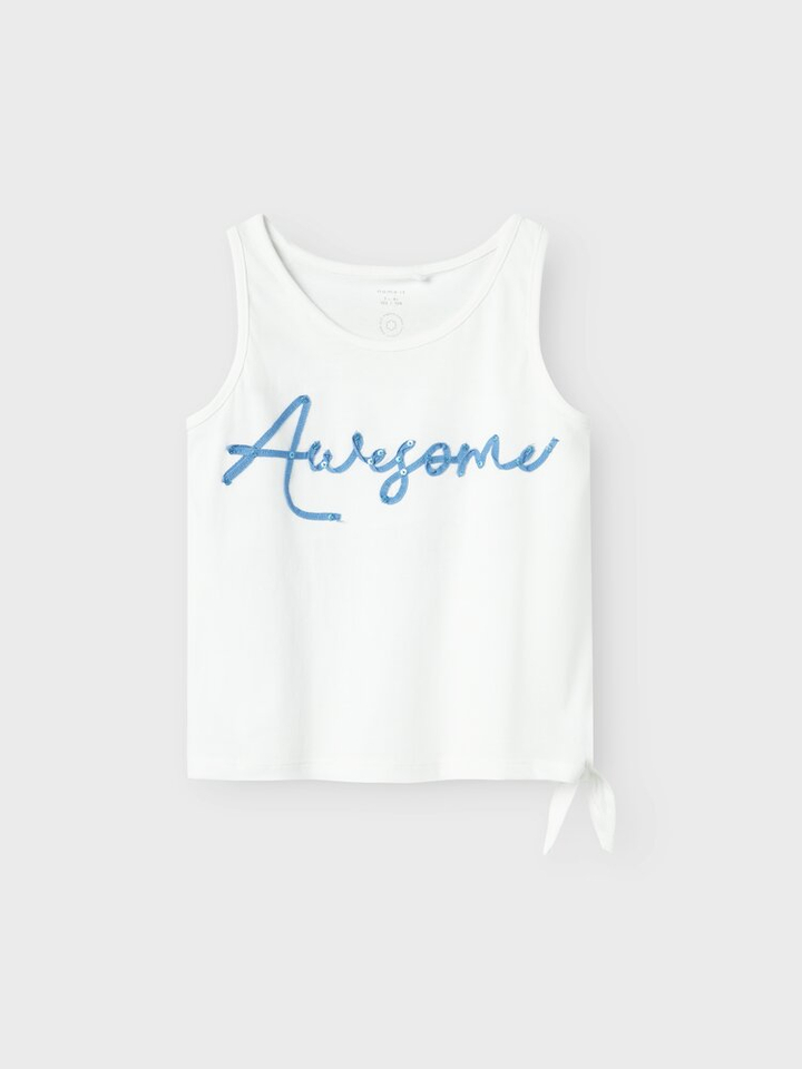 Witte top Awesome Name It