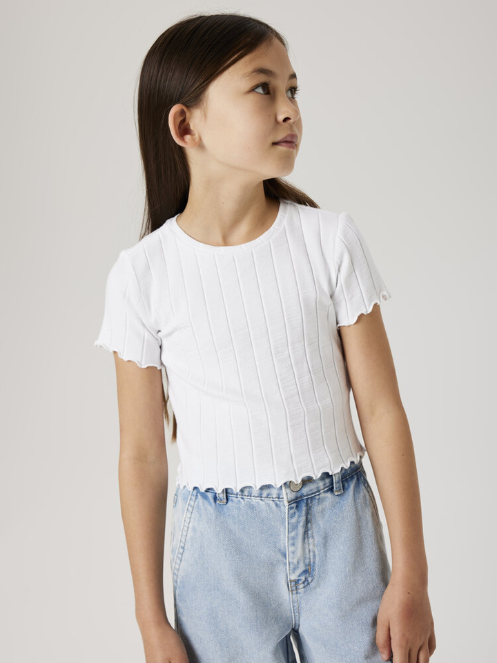 Witte gestreepte t-shirt Name it