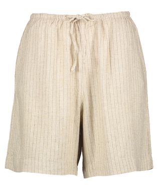JJXX Beige gestreept linnen short Jxbreeze