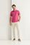Roze polo met korte mouw State of Art