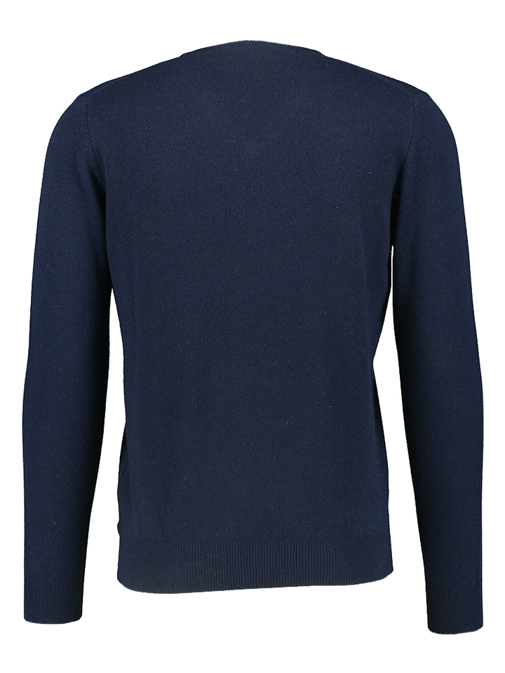 Donkerblauwe trui in cashmere Cashmere Company