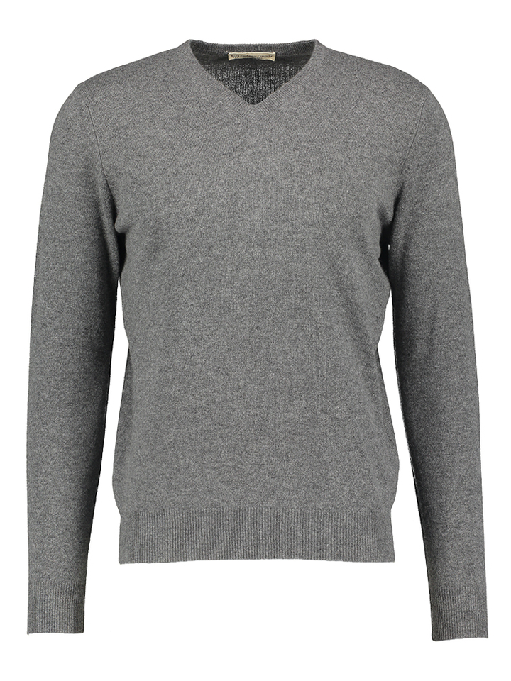 Grijze trui in cashmere Cashmere Company