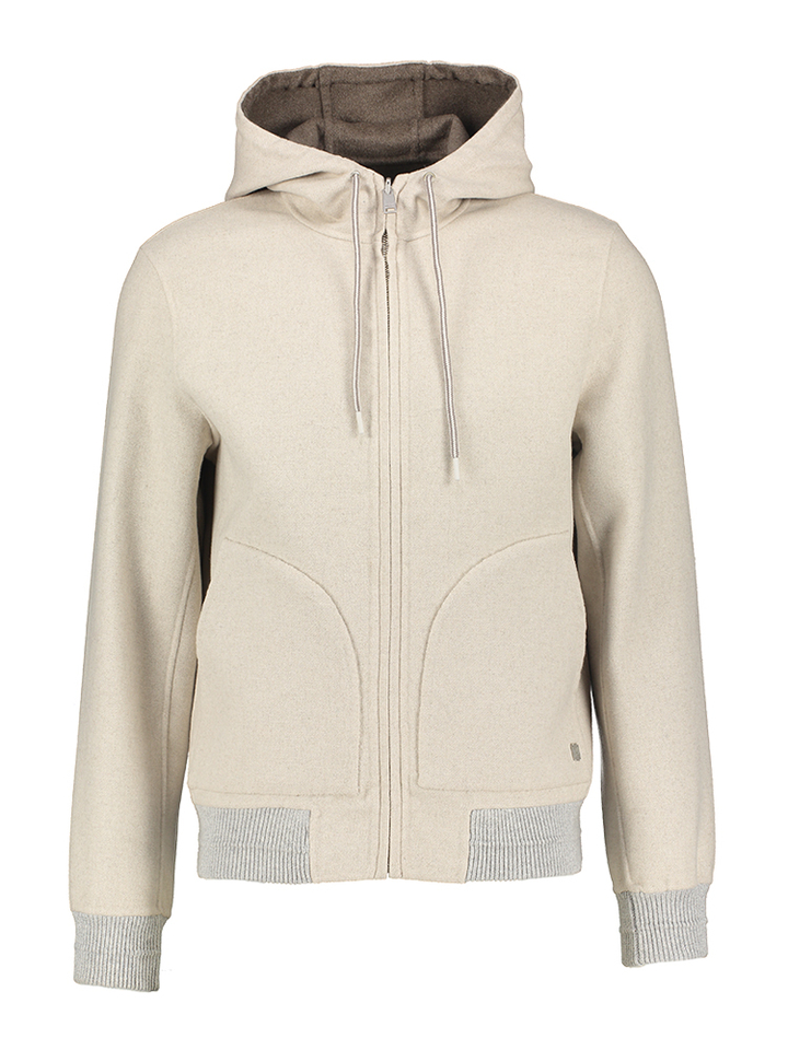 Beige omkeerbare wollen jas Liu Jo