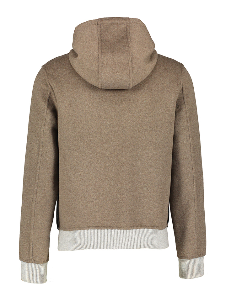 Beige omkeerbare wollen jas Liu Jo