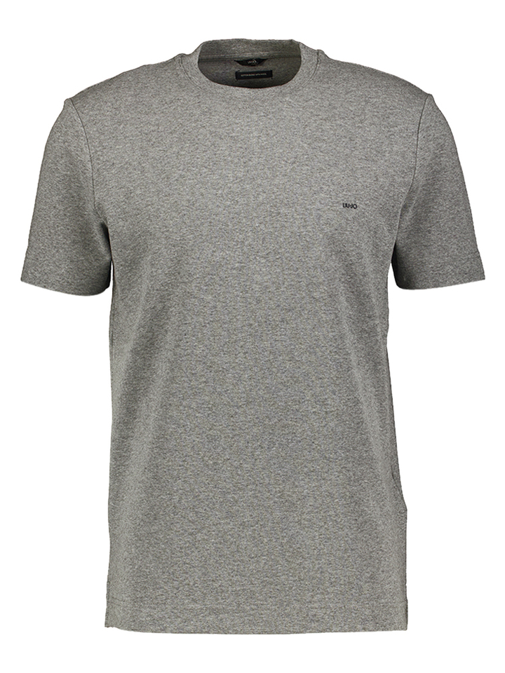 Grijze t-shirt met ronde hals Liu Jo 
