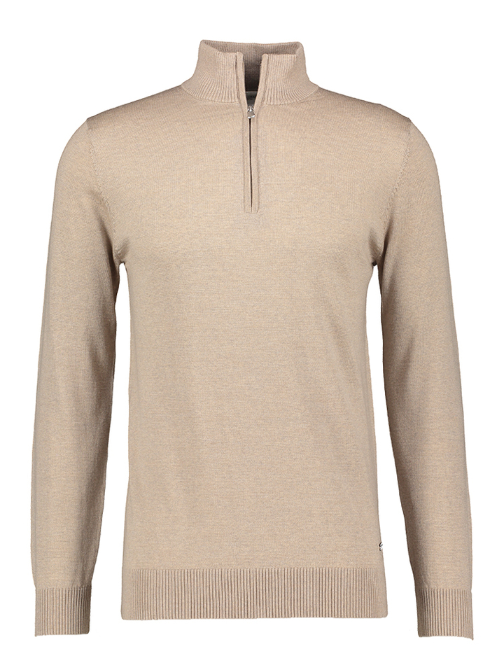 Beige trui met ritssluiting Saul Seven Dials 