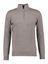 Taupe kleurige trui in merino wol met korte rits Saul Seven Dials