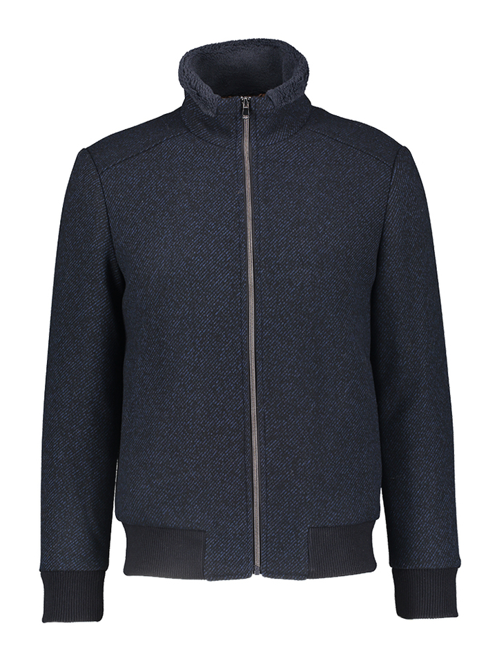 Donkerblauwejas met wol Seven Dials