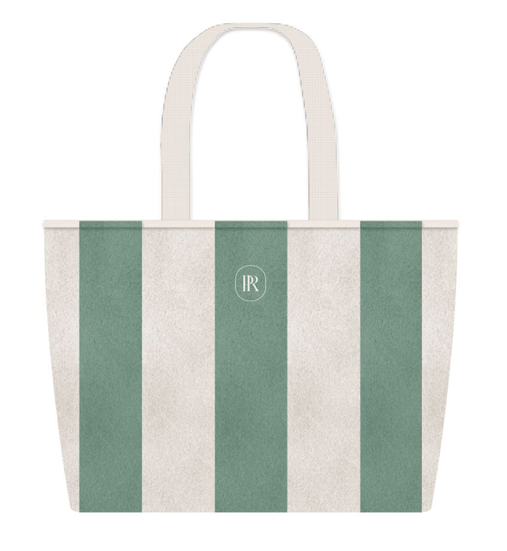 Eucalyptus katoenen beach bag Place Reservee