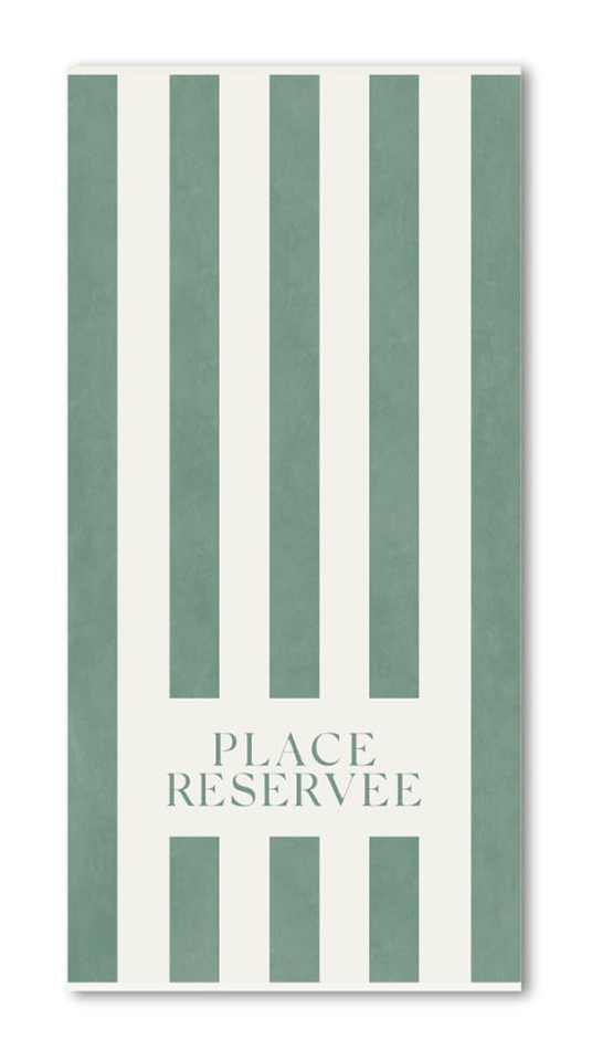 Eucalyptus katoenen beach towel classic Place Reservee