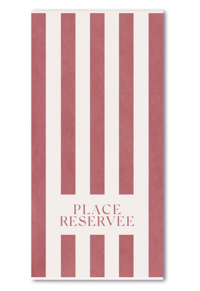 Lychee katoenen beach towel classic Place Reservee