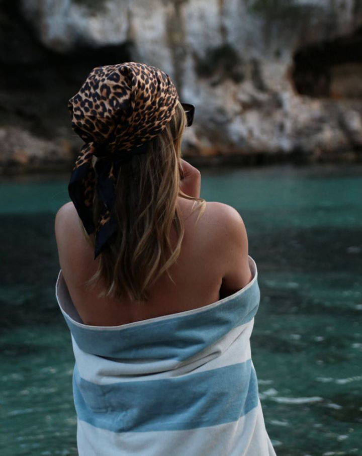 Atlantic katoenen beach towel classic Place Reservee