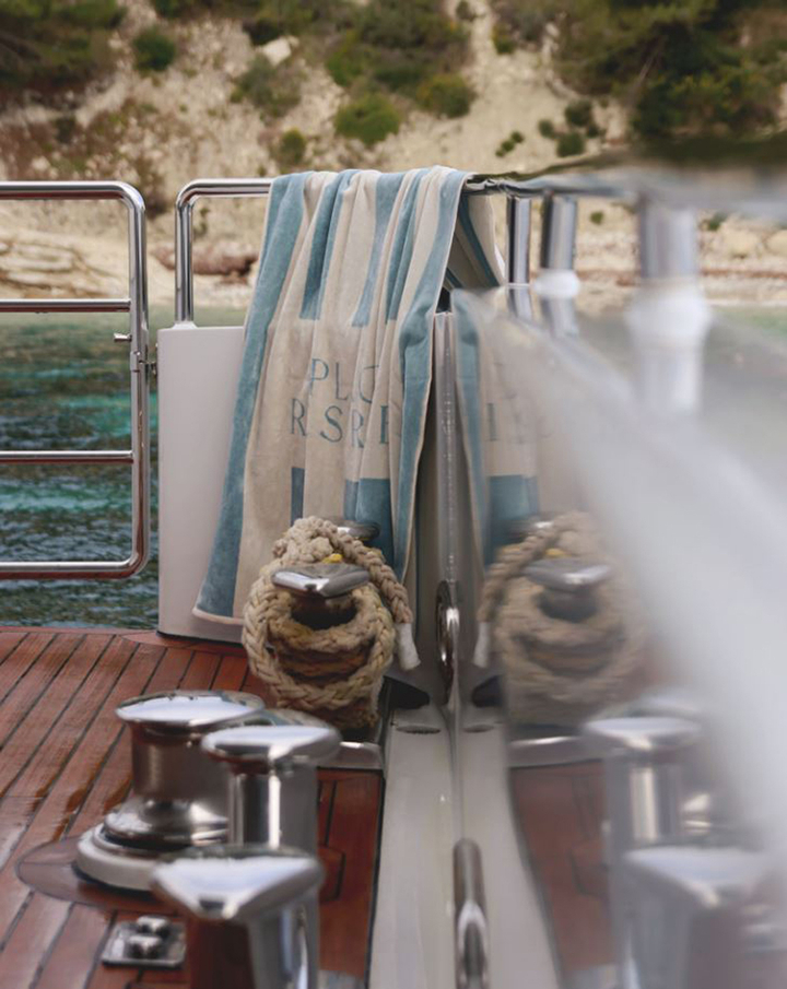 Atlantic katoenen beach towel classic Place Reservee