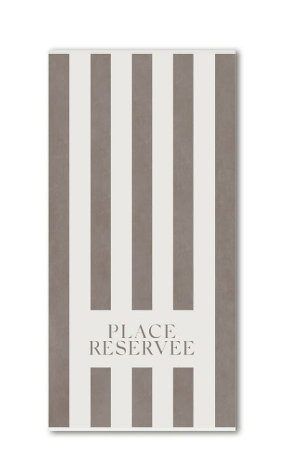 Sand katoenen beach towel classic Place Reservee