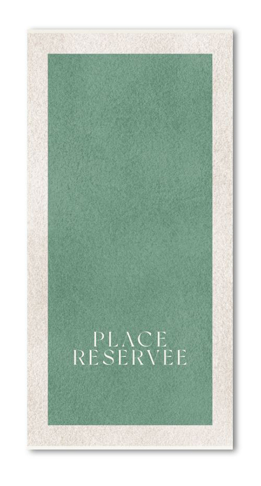 Eucalyptus katoenen beach towel uni Place Reservee
