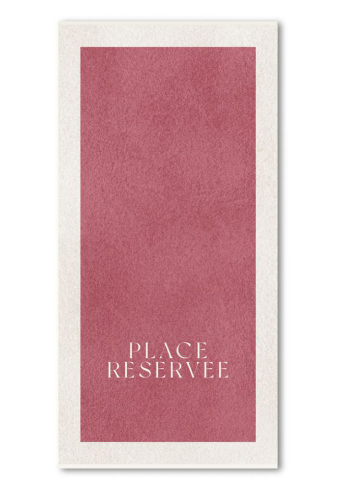 Lychee katoenen beach towel uni Place Reservee