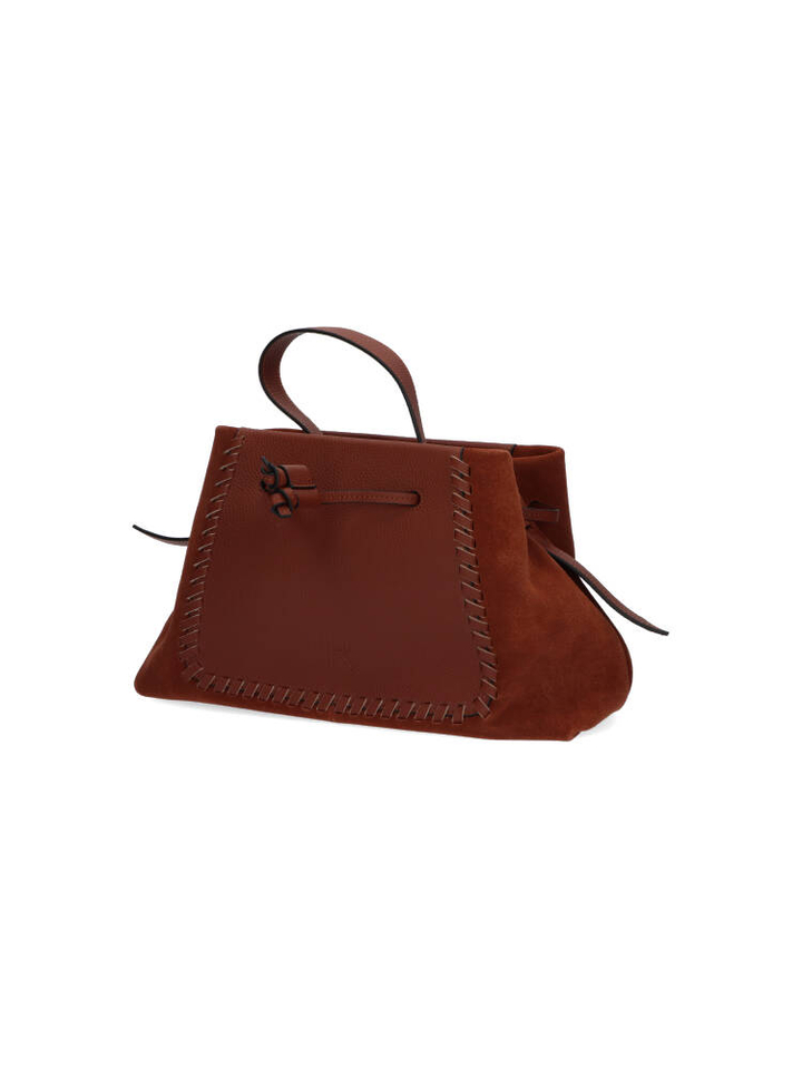 Cognac handtas Ebru Etrier