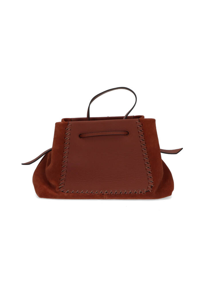 Cognac handtas Ebru Etrier