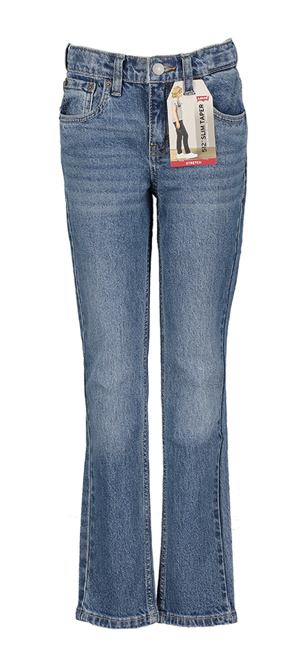 Blauwe skinny jeans Levi's boys