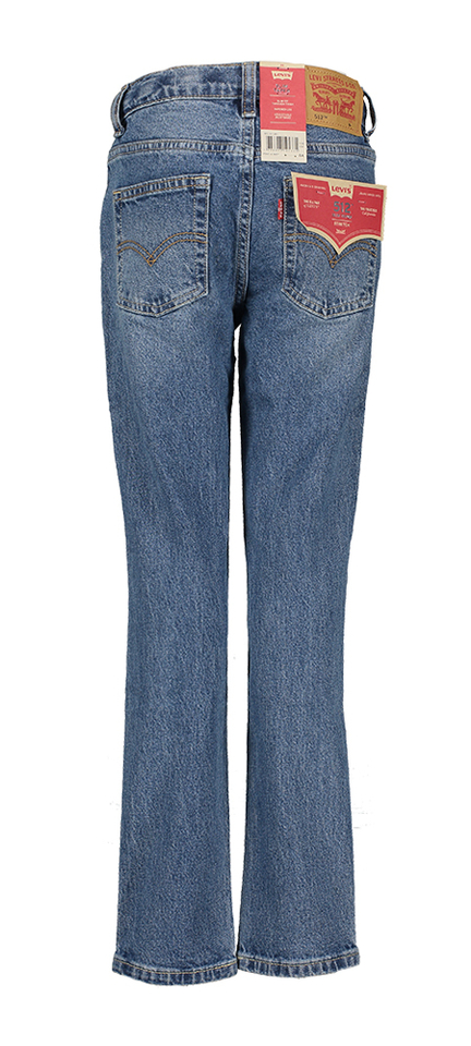 Blauwe skinny jeans Levi's boys