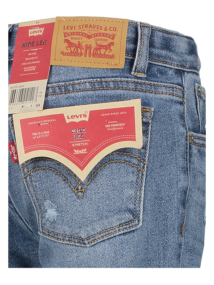 Blauwe jeans Levi's girls