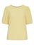 Gele t-shirt met pofmouw Vikally Vila 