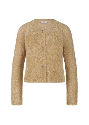 Riani Goudkleurige gilet met detailknopen