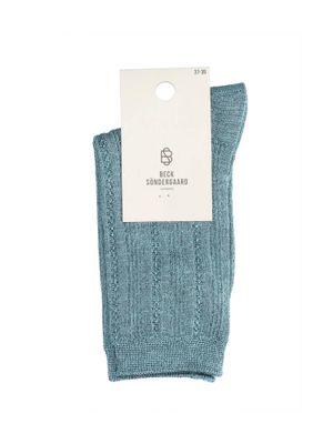 Corornet blauwe sokken met glitter Beck Sondergaard