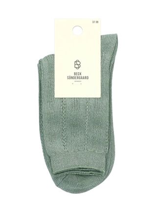 Becksöndergaard Mistletoe green sokken met glitter Beck Sondergaard