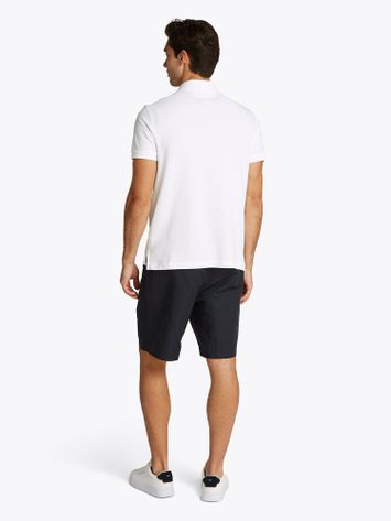 Witte katoenen polo met korte mouwen Tommy Hilfiger