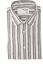 Bright wit linnen hemd (regular fit) met lange mouwen multi stripes Selected 