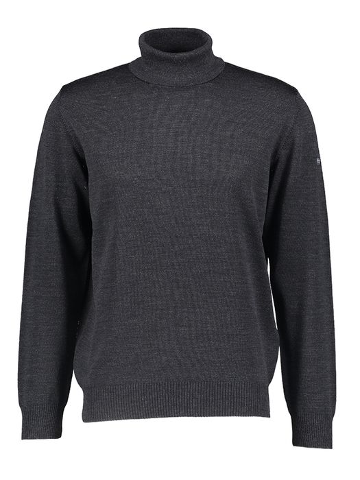 Grijze trui met rolkraag Maerz