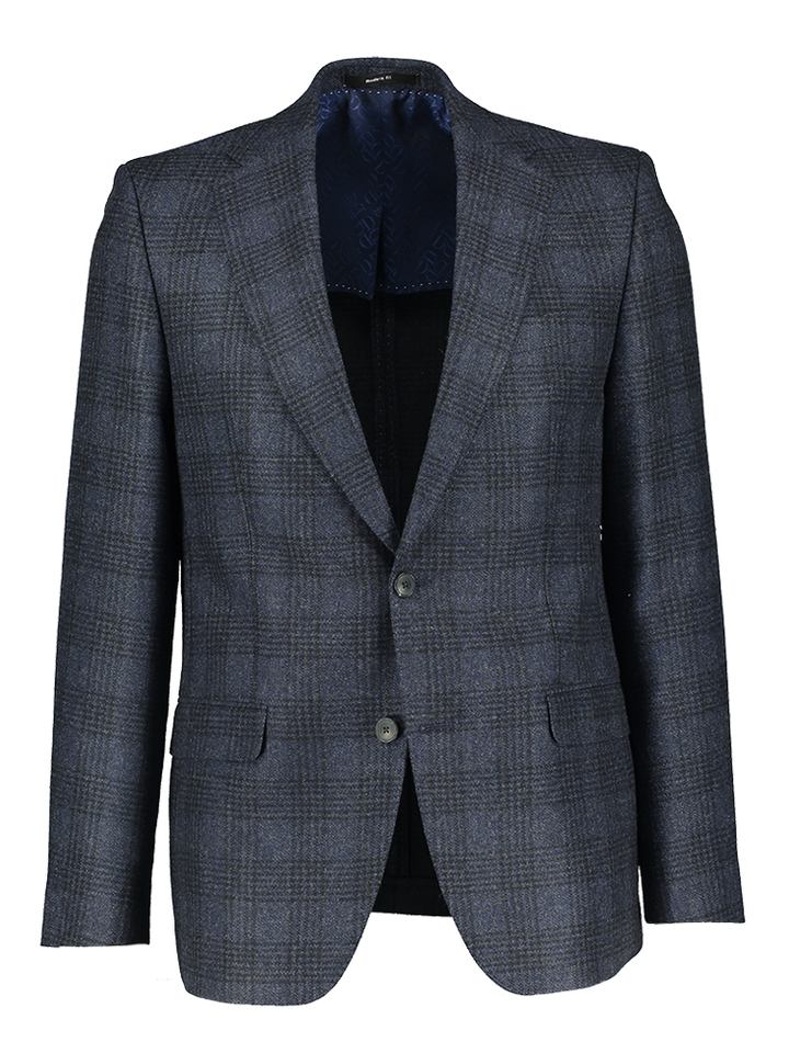 Donkerblauwe casual blazer Donnie Digel