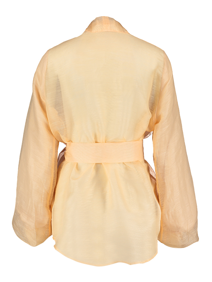 Abrikooskleurige gilet Jimmy Oscar