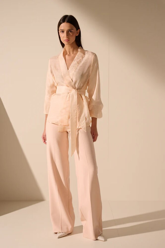 Abrikooskleurige gilet Jimmy Oscar