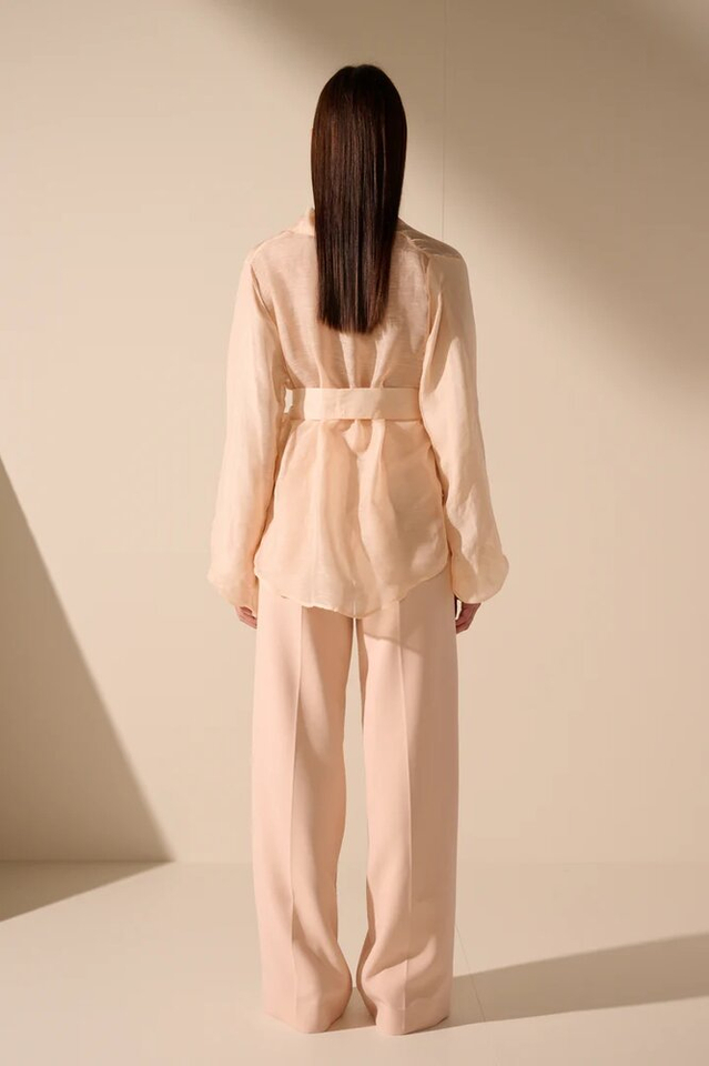 Abrikooskleurige gilet Jimmy Oscar