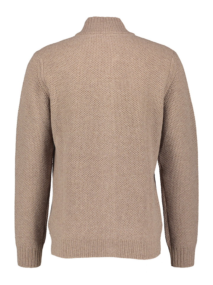 Donkerbruine gilet met knoopsluiting Hackett 