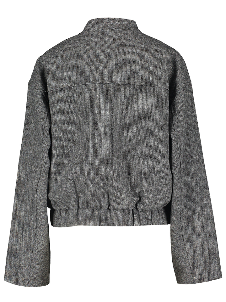 Grijze korte bomberjas Silvina Minus 