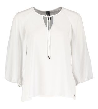 Marc Cain collections Witte bloes met v-hals