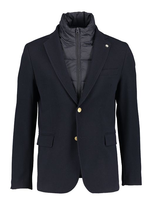 Donkerblauwe blazer Manuel