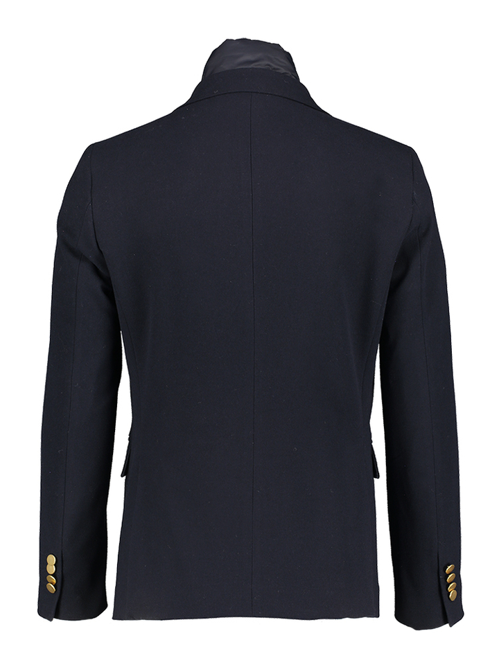 Donkerblauwe blazer Manuel