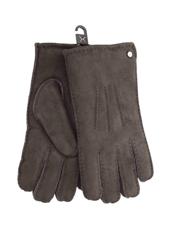 Donkerbruine lederen handschoenen North Pearlwood 