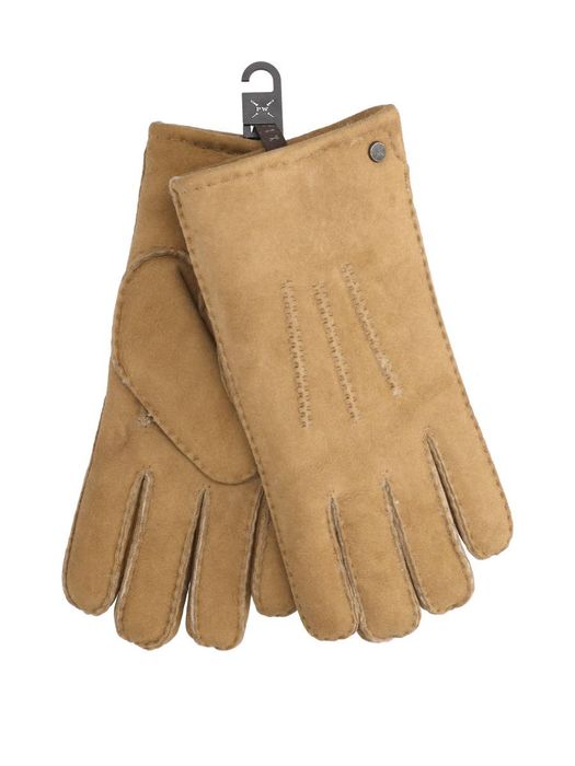 Tobacca lederen handschoenen